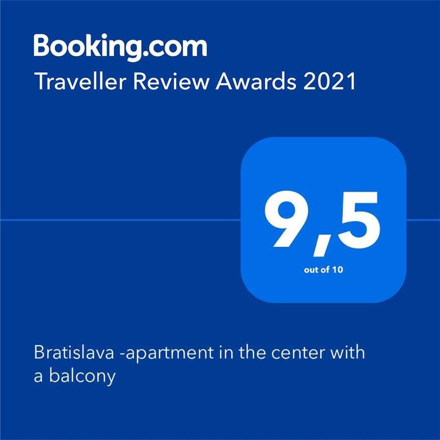 Bratislava -Apartment Near The City Center With A Balcony Kültér fotó